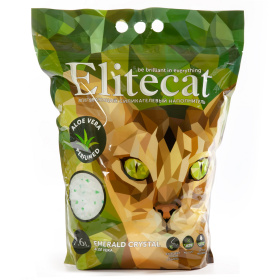 ELITECAT Наполнитель впитывающий силикагель "Emerald Aloe Vera", 7.6л