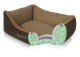 SCRUFFS Лежак для животных с бортиками "Thermal Box Bed", коричневый, 75х60х19см (Великобритания)