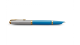 Перьевая ручка Parker 51 Premium Turquoise GT перо; M/F, чернила: Black,Blue, в подарочной упаковке.