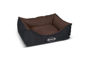 SCRUFFS Лежак для животных с бортиками "Expedition", шоколад, 50х40х12см (Великобритания)!