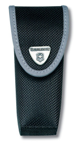 Чехол на ремень VICTORINOX для ножей 111 мм 2-4 уровня, с отделением под фонарь, нейлоновый, чёрный