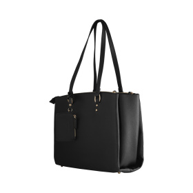 Сумка женская WENGER RosaLyn 14'', черная, полиэстер, 38х29х24 см, 20 л
