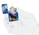 Зажигалка ZIPPO Wolf Design с покрытием 540 Matte, латунь/сталь, разноцветная, матовая, 38x13x57 мм