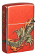 Зажигалка ZIPPO Dragon Design с покрытием 540 Tumbled Brass, латунь/сталь, разноцветная, 38x13x57 мм