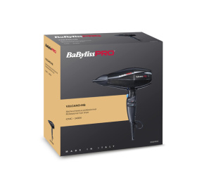 Фен BaByliss Pro VULCANO HQ, 2400 Вт, ионизация, 2 насадки