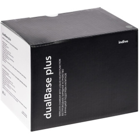 Кружка с подогревом и беспроводной зарядкой dualBase plus, белая