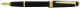 Перьевая ручка Cross Bailey Light Polished Black Resin and Gold Tone, перо F