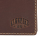 Бумажник KLONDIKE Yukon, натуральная кожа в коричневом цвете, 10,5 х 2,5 х 9 см