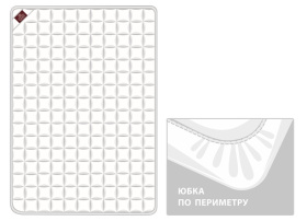 2201804 Наматрасник MATTRESS COTTON DRYSOFT GRASS непромокаемый с юбкой 180х200х40