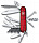 Офицерский нож CyberTool L, прозрачный красный