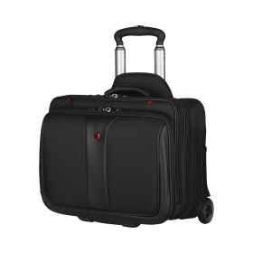 Мобильный офис WENGER Patriot с чехлом для ноутбука 15,6'', черный, 100% полиэстер 43х41х31 см, 25 л