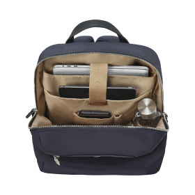 Рюкзак VICTORINOX Victoria Signature Compact Backpack, синий, нейлон/кожа, 30x16x38 см