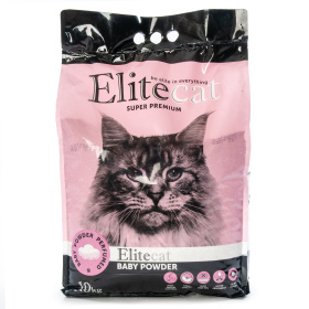 ELITECAT Наполнитель комкующийся с ароматом детской пудры "Baby Powder", 11.4л / 10кг