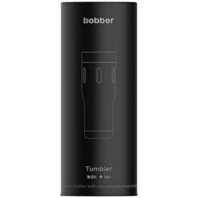 Термостакан Tumbler 470, вакуумный, черный
