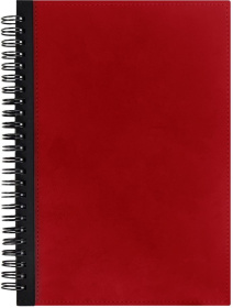 Ежедневник Notera Maxi, недатированный, красный