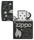 Зажигалка ZIPPO Classic с покрытием Black Matte, латунь/сталь, черная, матовая, 38x13x57 мм