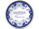 Набор: платок Гжель и свеча Птица счастья (синий, голубой, белый)