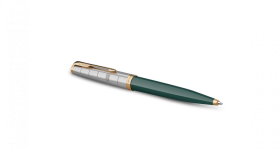 Шариковая ручка Parker 51 Premium Forest Green GT стержень: M, цвет чернил: black, в подарочной упаковке.