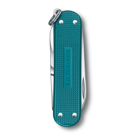 Нож-брелок VICTORINOX Classic SD Alox Colors "Wild Jungle", 58 мм, 5 функций, тёмно-бирюзовый