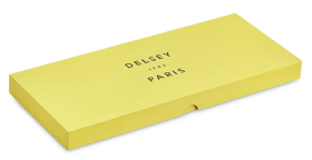 Набор из накладок для колёс 8 шт и адресной бирки DELSEY Travel Accessories 17 x 4 x 44 см горчичный