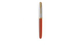 Перьевая ручка Parker 51 Premium Red GT, перо:M/F чернила:Black,Blue, в подарочной упаковке.