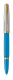 Перьевая ручка Parker 51 Premium Turquoise GT перо; M/F, чернила: Black,Blue, в подарочной упаковке.