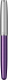 Перьевая ручка Parker Sonnet Essentials Violet SB Steel CT, перо: F, цвет чернил black, в подарочной упаковке.