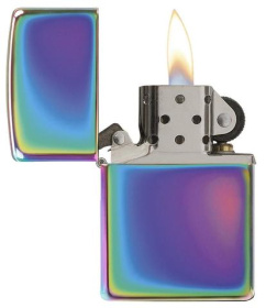 Зажигалка ZIPPO Classic с покрытием Spectrum™, латунь/сталь, разноцветная, глянцевая, 36x12x56 мм
