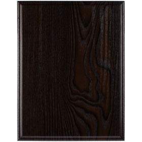 Плакетка Plaque, большая, венге с золотистой пластиной