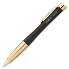 Шариковая ручка Parker Urban Muted Black Gold Finish Trim M Blue