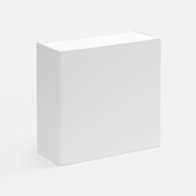 Коробка складная Quadra Fold, белая