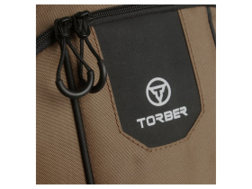 Рюкзак TORBER РАКЕТА с отделением для ноутбука 15,6, коричневый, полиэстер 600D, 46 х 30 x 13