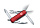 Нож-брелок VICTORINOX Midnight Manager, 58 мм, 10 функций, красный