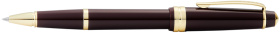 Ручка-роллер Cross Bailey Light Polished Burgundy Resin and Gold Tone