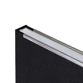 Ежедневник Frame Metal, недатированный, черный