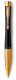 Шариковая ручка Parker Urban Muted Black Gold Finish Trim M Blue
