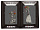 Набор ZIPPO Влюбленные зомби из двух зажигалок с покрытием Iron Stone™, серые, матовые
