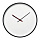 Часы настенные ChronoTop, черные