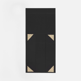 Коробка складная Quadra Fold, черная