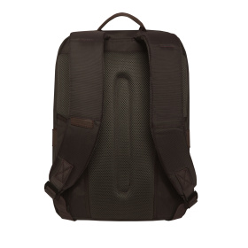 Рюкзак TORBER VECTOR с отделением для ноутбука 15,6", коричневый, полиэстер 840D, 44 х 30 x 9,5 см