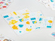 Наклейки UV-DTF Stiker Pack на заказ, M