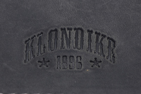 Бумажник KLONDIKE Yukon, с зажимом для денег, натуральная кожа в черном цвете, 12 х 1,5 х 9 см