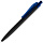 Ручка шариковая Prodir QS01 PRT-T Soft Touch, черная с синим
