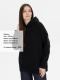 Худи оверсайз унисекс Snuggie, черное